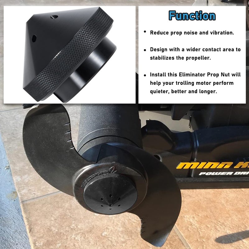 Camoo Eliminator Trolling Motor Prop Nut Custom Fit for MotorGuide X3 X5 XI3 XI5 - Image 5